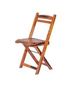 Cadeira Dobrável em Madeira Maciça Ypê Conforto e Estilo para Uso Externo Cerejeira