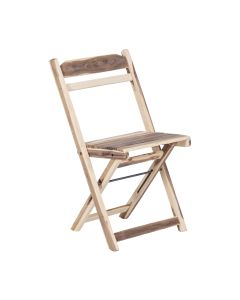 Cadeira Dobrável em Madeira Maciça Ypê Conforto e Estilo para Uso Externo Natural